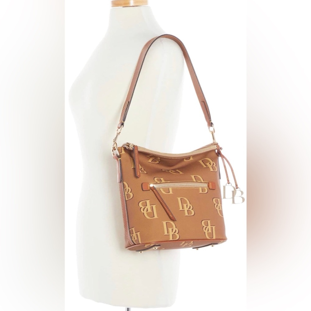Dooney & Bourke Brown Monogram Shoulder Bag
